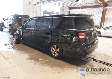 2013 Nissan Quest Sv from USA, damaged, VIN JN8AE2KP7D9063310